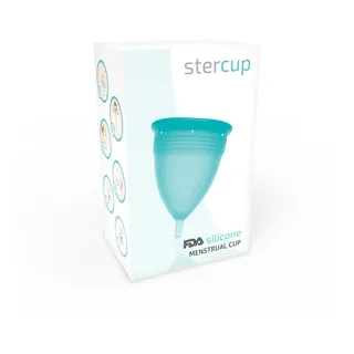 Coupe Menstruelle Silicone Fda aigue-marine Stercup - avec sa base