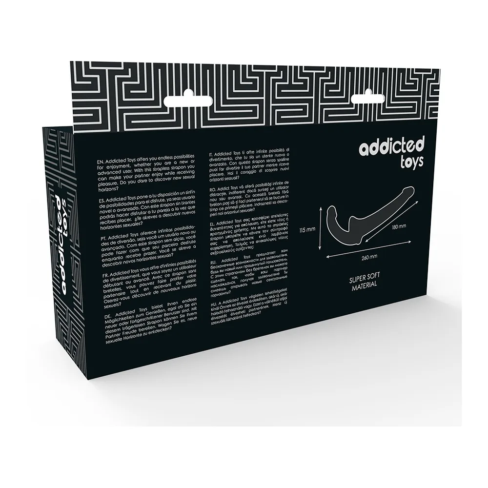 Double Gode sans Harnais Naturel Addicted Toys vue 4