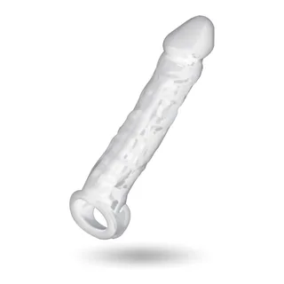 Gaine pénis Extension Dong Addicted Toys - Transparent