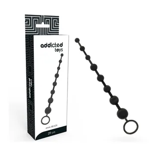 Billes Anal noir Addicted Toys - vue de dos
