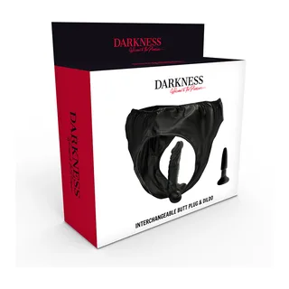 Culotte Plug Gode Interchangeable Darkness vue 3