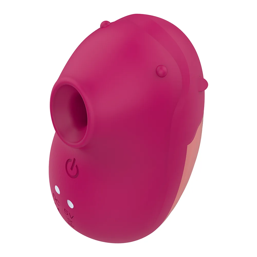 Stimulateur clitoridien silicone rose fuchsia rechargeable, autre vue 7