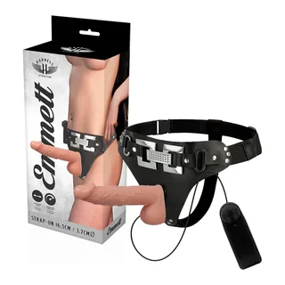Emmett Vibrateur Réaliste Harness Attraction - vue de profil