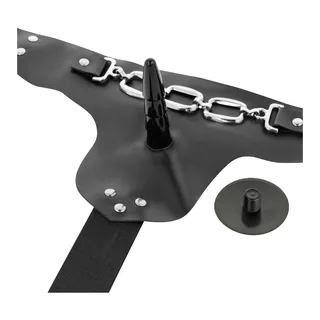 Harnais George Vibrateur Réaliste Harness Attraction - avec sa base