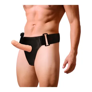 Gode Harnais Cadre Creux avec Vibrateur Harness Attraction vue 2
