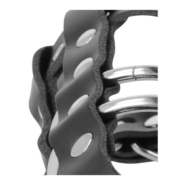 Cage Chasteté Cuir Serrure