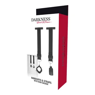 Menottes de Porte de Bondage Darkness - avec sa base