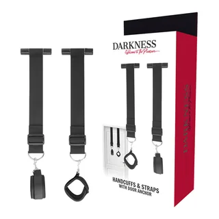 Menottes de Porte de Bondage Darkness - avec son échelle de taille