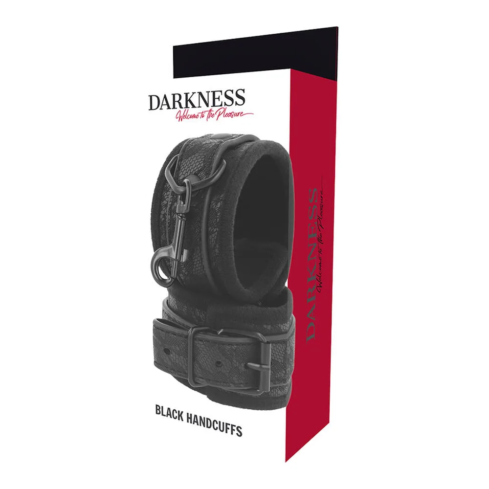 Menottes Bdsm Luxe Noires Darkness