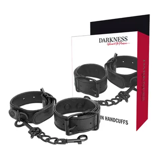 Menottes Texturées Larges Mince Darkness - avec sa base