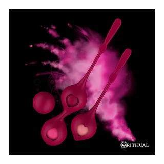Boule de Geisha Deva Rithual - avec son échelle de taille - Violet