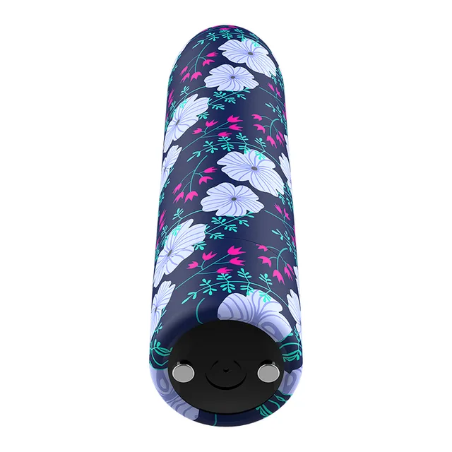 Mini-vibromasseur imprimé Spring Custom Bullets