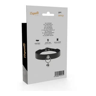 Collier en Cuir Vegan Femme Hochet/cerceau Coquette vue 5