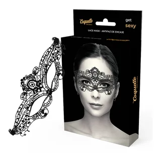 Masque en Dentelle fine Coquette - détail de la texture