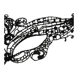 Masque en Dentelle fine Coquette - vue de profil