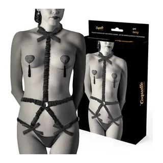 Ensemble Lingerie Cache-tétons Luxe Coquette Chic Desire vue 6