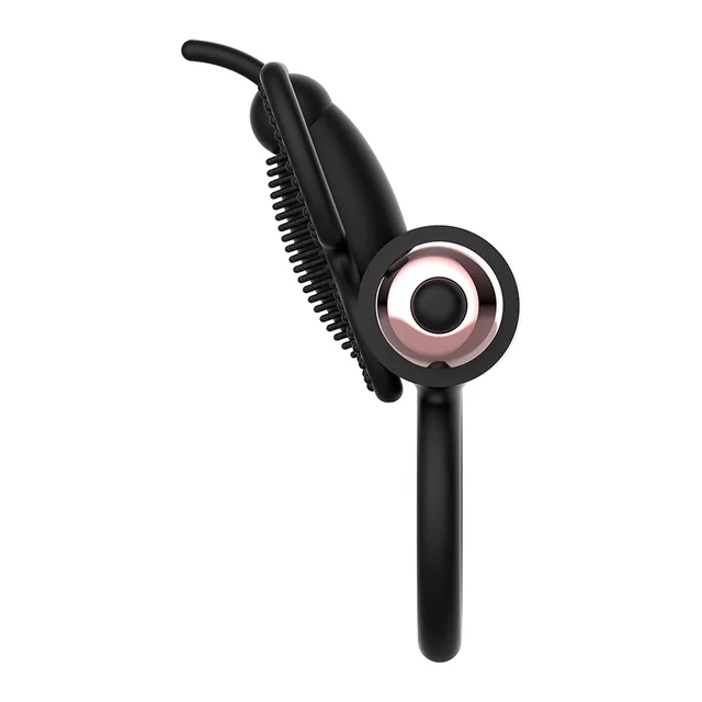Cockring Papillon avec Vibrateur