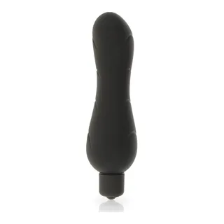 G-spot Pink Silicone Dolce Vita - détail de la texture - Noir