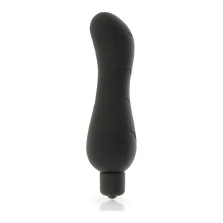 G-spot Pink Silicone Dolce Vita - vue de profil - Noir