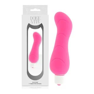 Vibromasseur G-spot Rose Silicone Dolce Vita