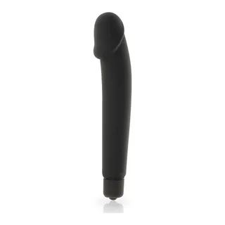 Realistic Pink Silicone Dolce Vita - vue de profil - Noir