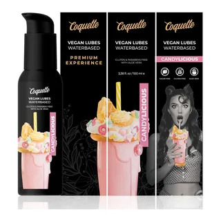 Lubrifiant vegan à base aqueuse aromatisé Candylicious comestible, autre vue 3