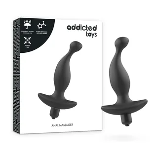 Stimulateur de prostate silicone noir incurvé 15 cm, autre vue 4