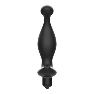 Stimulateur de prostate silicone noir incurvé 15 cm, autre vue 7