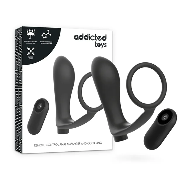 Anneau Pénis Télécommande Plug