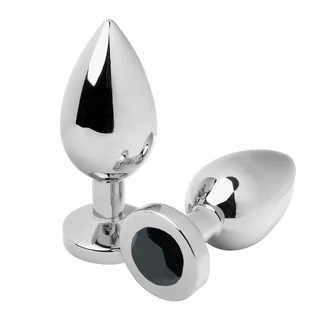 Plug Anal Diamant Petit Metal Hard - Noir