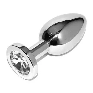 Plug Anal Diamant Petit Metal Hard - Transparent