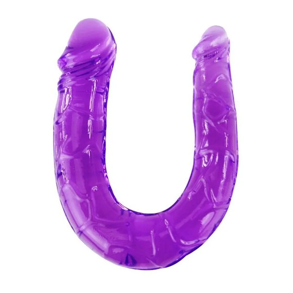 Double Gode en Gelée Souple