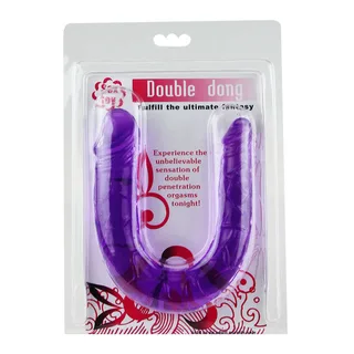 Double Gode en Gelée Souple