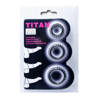 Cockring Titan Set Pcs Cock Baile