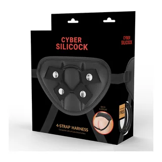 Gode Harnais Sangles Anneaux Gratuits Cyber Silicock vue 6