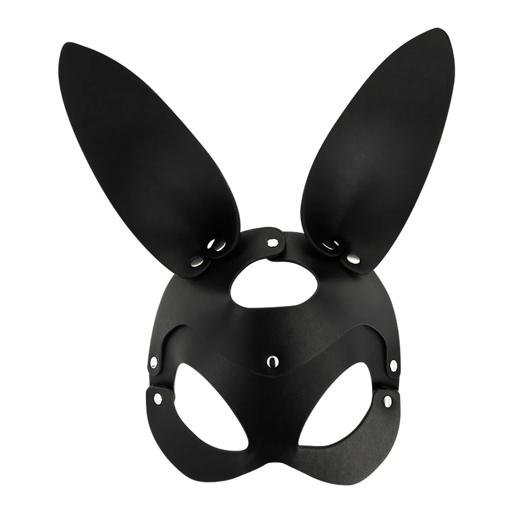 Bâillon Masque en Cuir Vegan Coquette