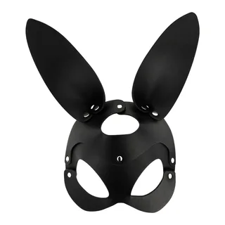 Bâillon Masque en Cuir Vegan Coquette