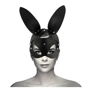 Masque en Cuir Vegan Coquette - avec sa base