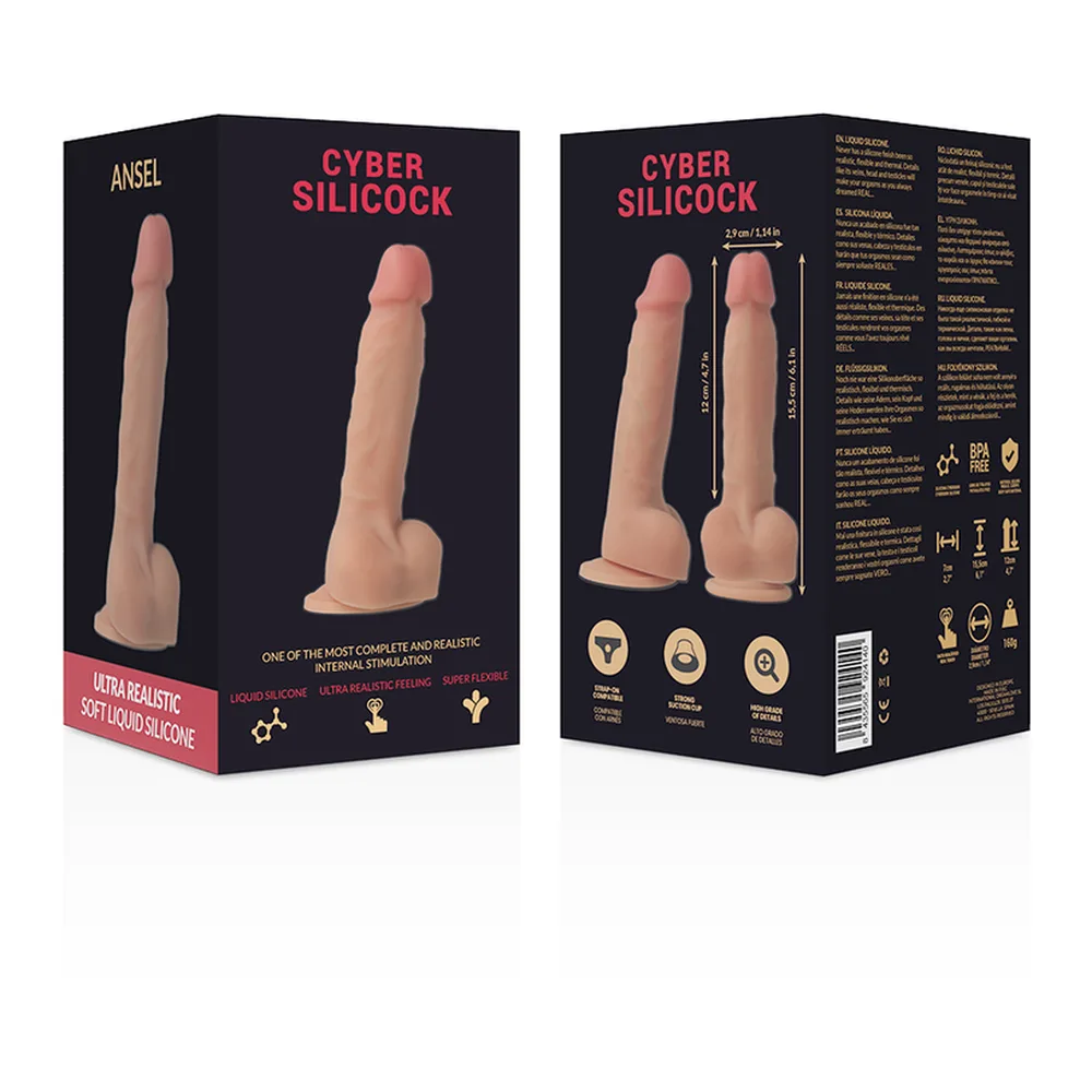 Gode Ansel Silicone Liquide Souple Cyber Silicock vue 5