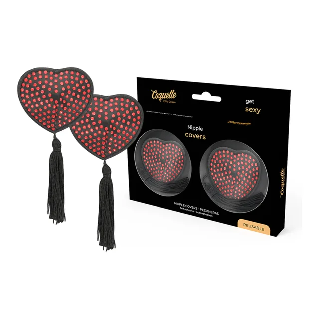 Coquette Chic Desire cache-tétons rouge / noir