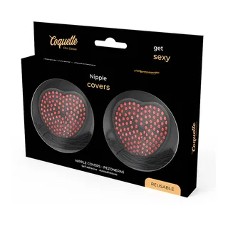 Coquette Chic Desire Cache-tétons Rouge / Noir vue 3