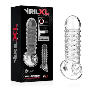 Extension Pénis Gaine Transparente Virilxl - Transparent