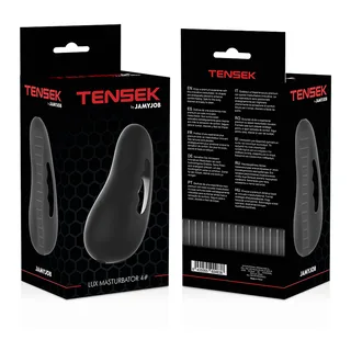 Masturbateur noir silicone souple avec poignée, autre vue 5
