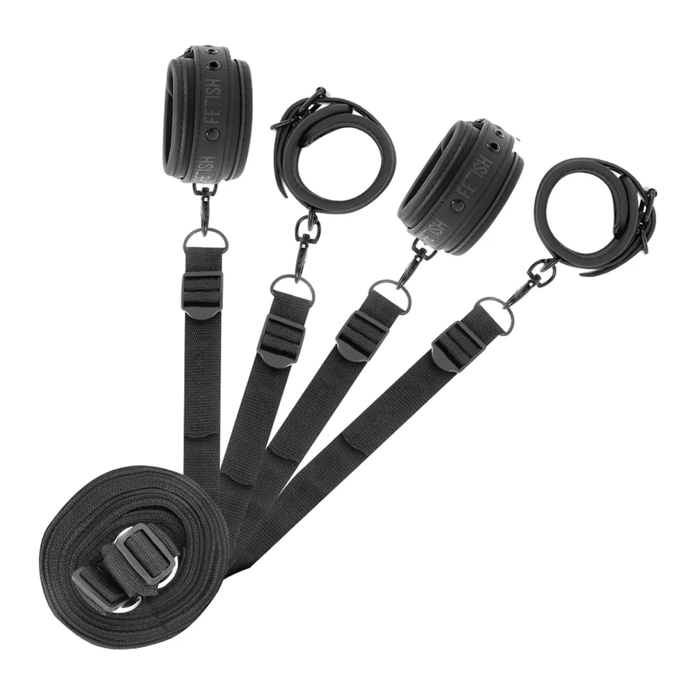 Ensemble Menottes Liens Doublure Fetish Submissive - détail de la commande