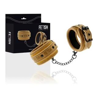 Menottes Cheville Cuir Végétalien Fetish Submissive Origen