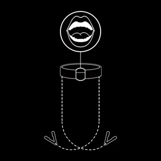 Bâillon Anneau & Pinces à Tétons Fetish Submissive vue 3