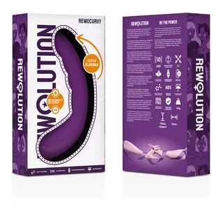 Rewocurvy Vibromasseur Flexible Rechargeable Rewolution vue 7