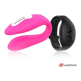 Vibromasseur Vibrateur Watchme Clair Double Wearwatch - Fuchsia
