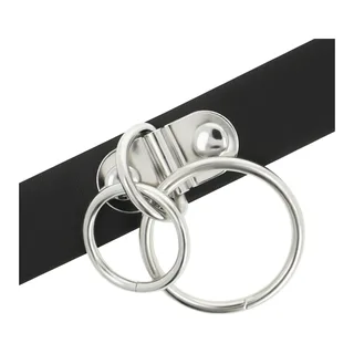Collier Ras-de-cou Double Anneau Coquette vue 2