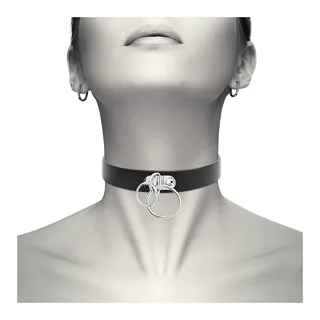 Collier Ras-de-cou Double Anneau Coquette vue 5
